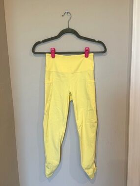 Free People Movement Yellow Wave Rider Leggings Size XS
